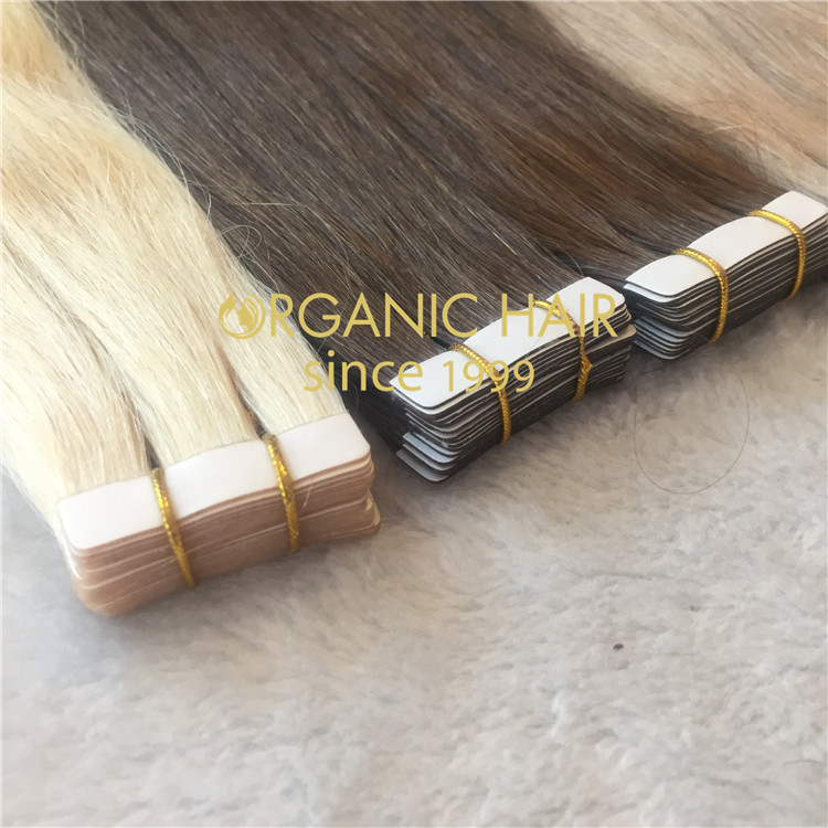 Hair extensions to order--High quality tape in hair extensions C12